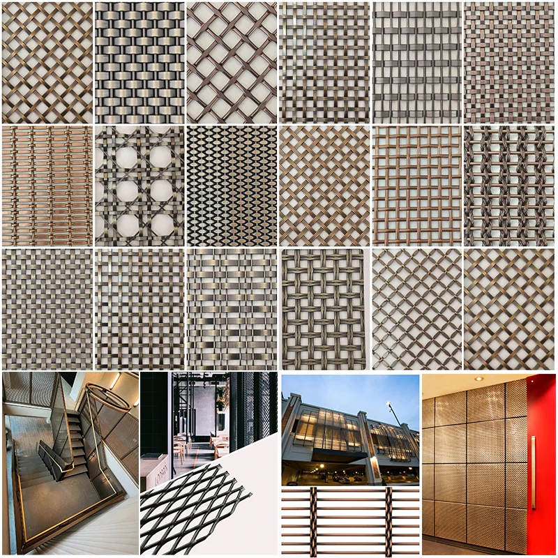 10 custom stainless steel decorative metal mesh